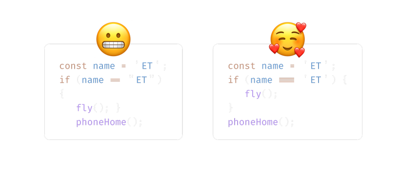 bad vs good code